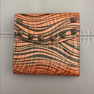 Patricia Nash Tan Leather Studded Wallet